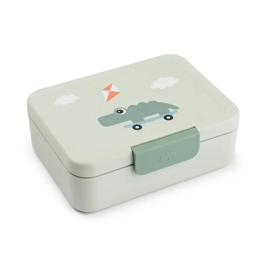 Done by Deer Lunchbox mit Trennwand, Playground Green
