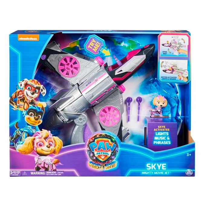 Paw Patrol Movie 2 Skye mit Rettungsflugzeug