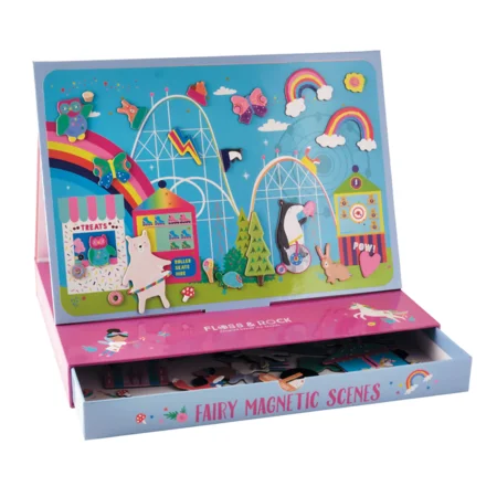 Magnetisches Spielset - Regenbogen, Floss & Rock