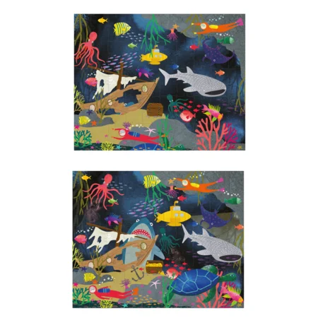 Magisches Puzzlespiel, 50 Teile - Deep Sea, Floss & Rock