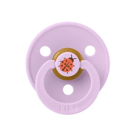 BIBS Studio Colour Schnuller Gr. 2 - Ladybug Violet Sky
