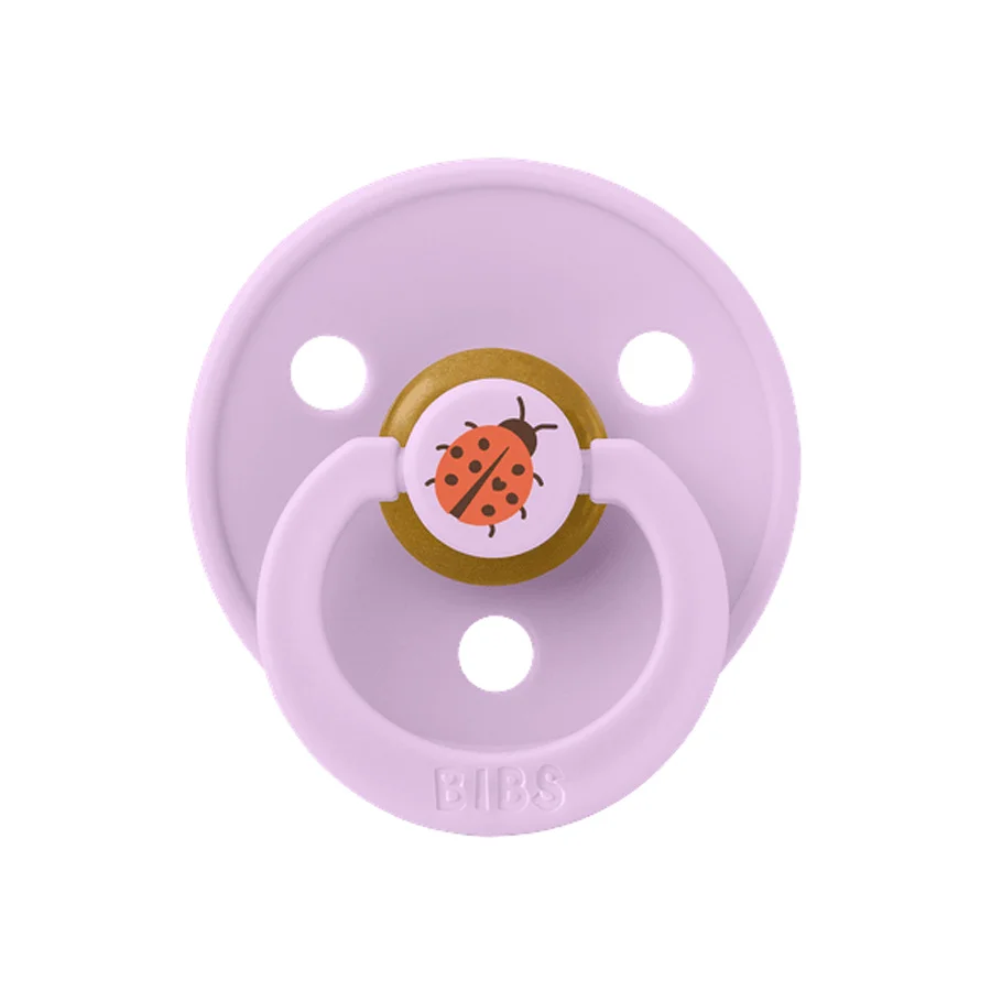 BIBS Studio Colour Schnuller Gr. 2 - Ladybug Violet Sky