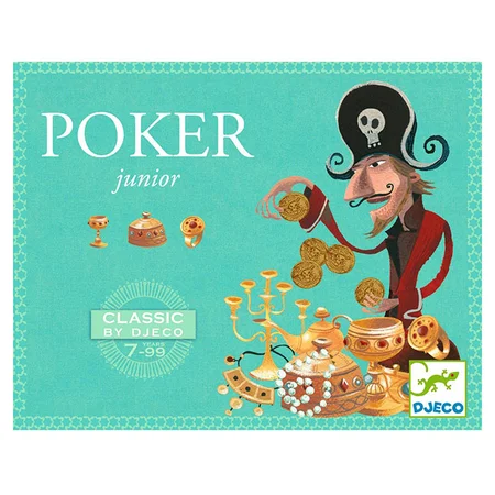 Djeco Klassisches Spiel, Poker Junior