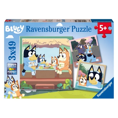 Bluey Puzzle 3x49 Teile