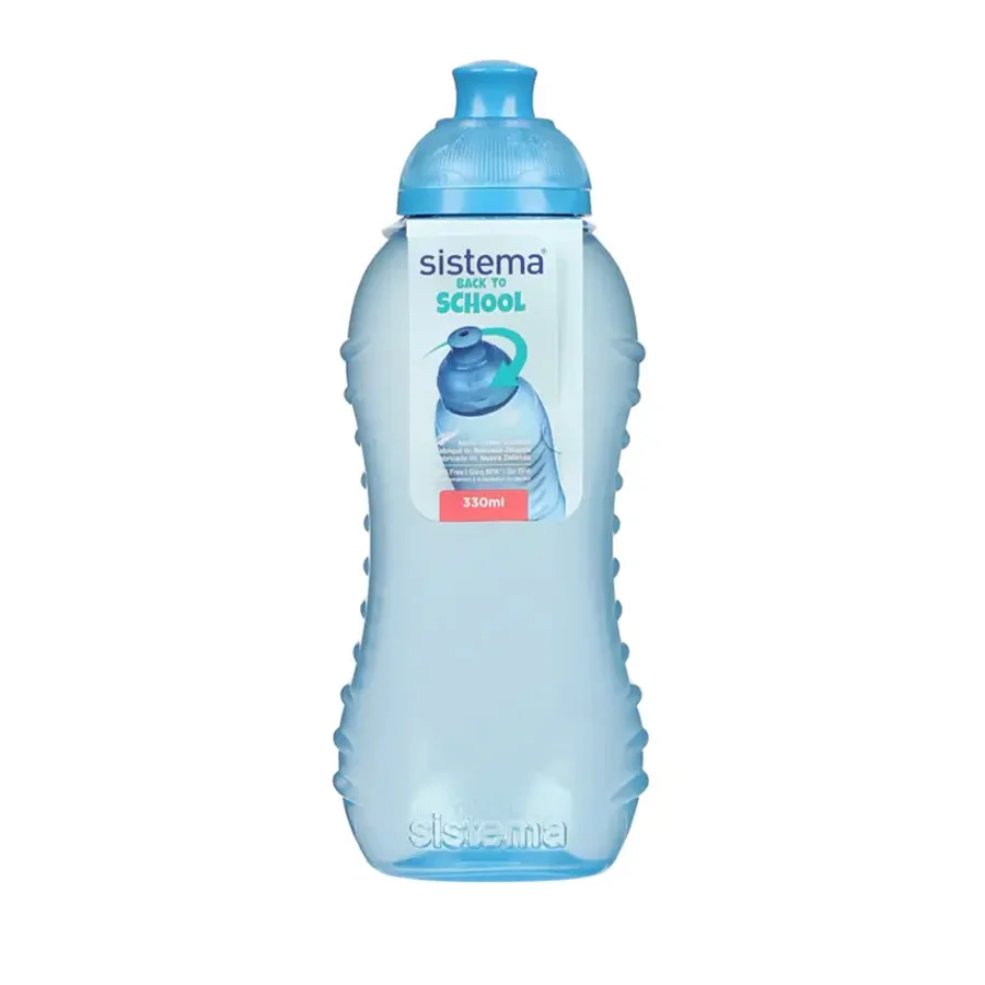 Sistema Squeeze-Wasserflasche 330 ml, satin sky blue