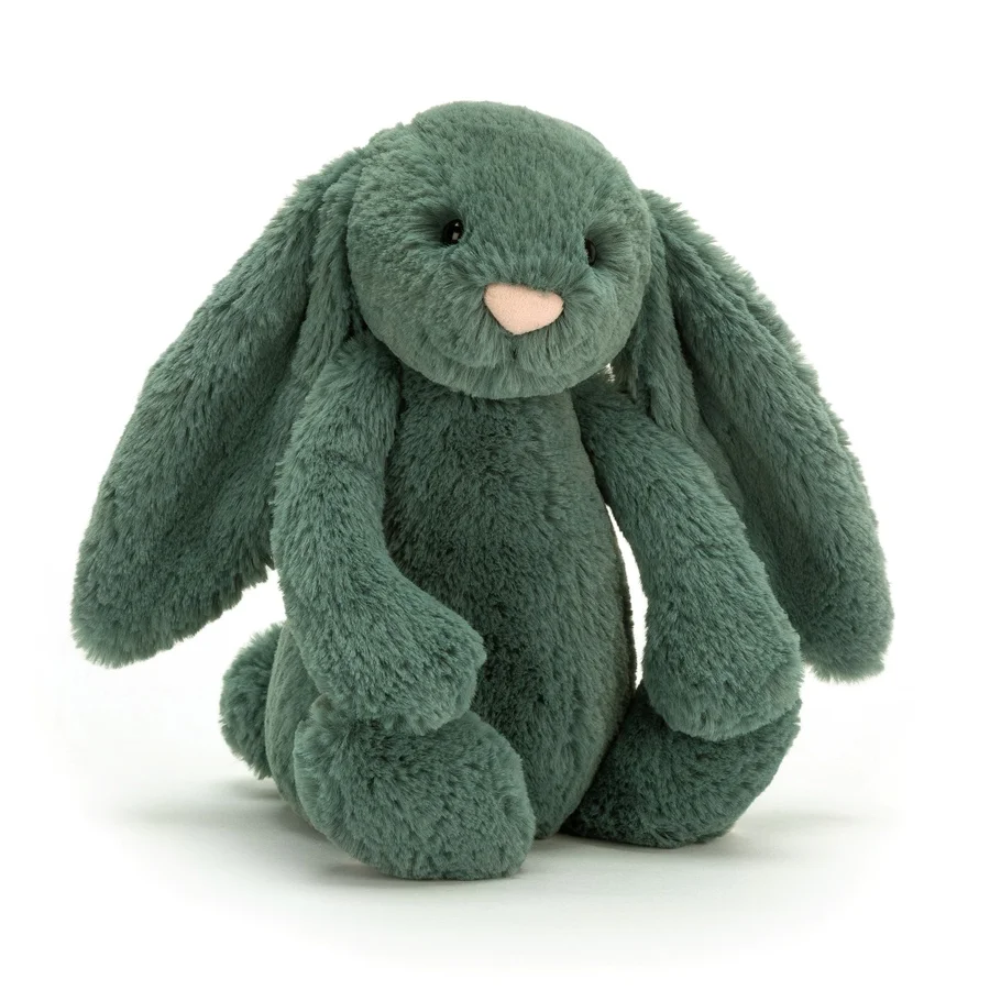Jellycat Bashful Kanin, Forrest Mellem 31 cm