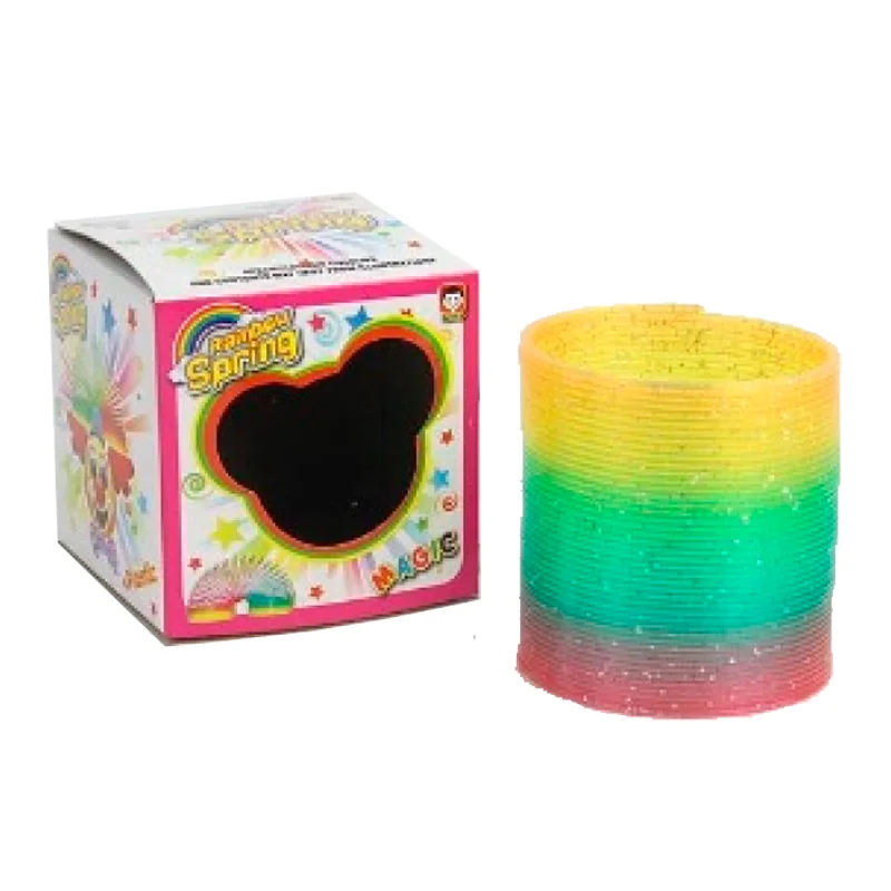 Regnbuefarvet glitter fjeder