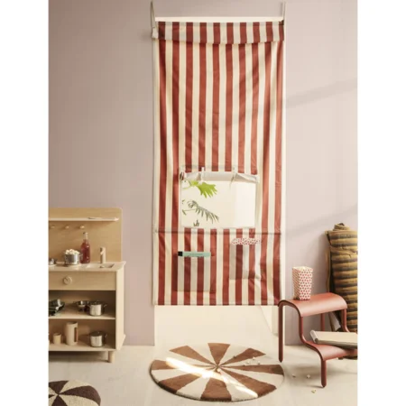 Ferm Living getufteter Teppich Ø70 cm, Arch - Dark Brick/Off White
