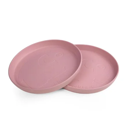 Sebra 2-pak MUMS tallerkener, Blossom Pink