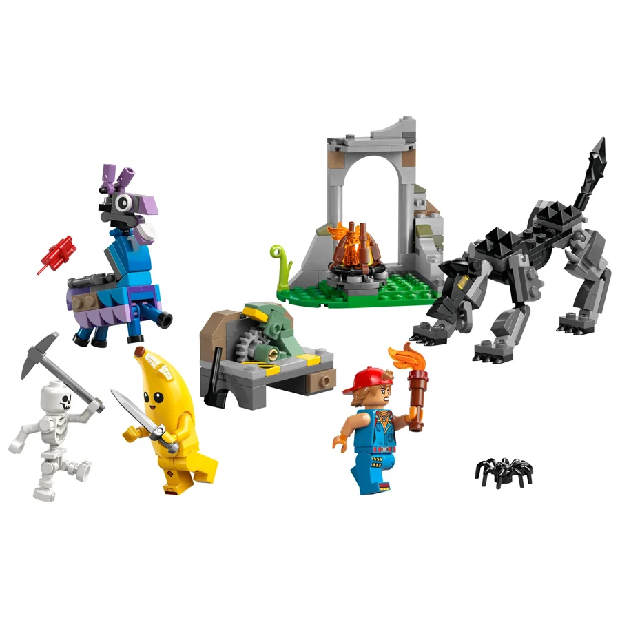 LEGO® Fortnite®, Peely und Funkenflug-Camp