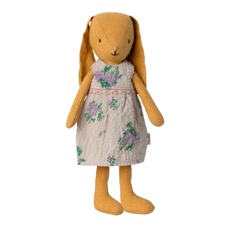 Maileg gelbes Kaninchen Gr.1 mit Kleid