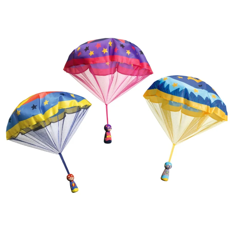Djeco Fallschirmspringer, Fliegender Held, verschiedene Var.