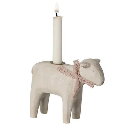 Lamm Kerzenständer, rosa, Maileg 