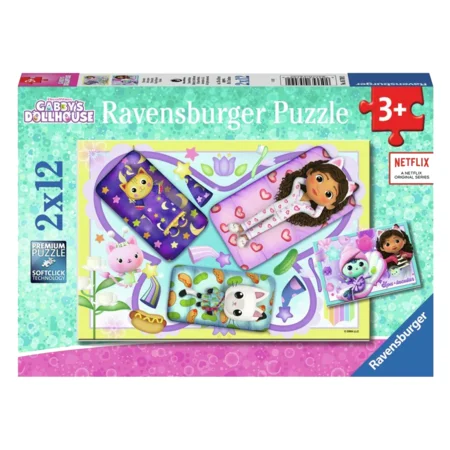 Gabbys Puppenhaus-Puzzle, 2x12 Teile