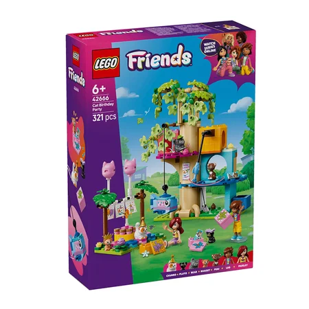 LEGO® Friends, Katzengeburtstagsparty und Baumhaus