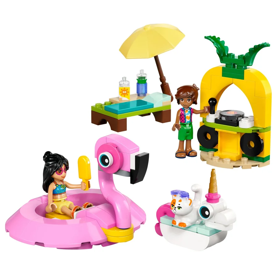 LEGO® Friends, Einhorn und Flamingo Pool Party