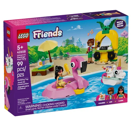 LEGO® Friends, Einhorn und Flamingo Pool Party