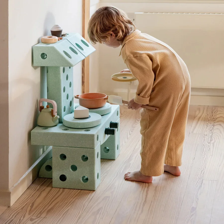MODU Dreamer Sæt, 33 Dele - Ocean Mint/Forest Green