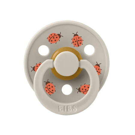 BIBS Studio Colour Schnuller Gr. 2 - Ladybug Friends Sand