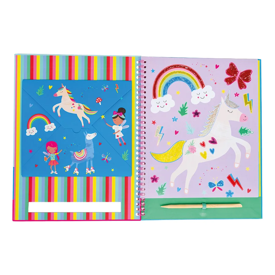 Floss & Rock Malen mit Folie, Rainbow Fairy