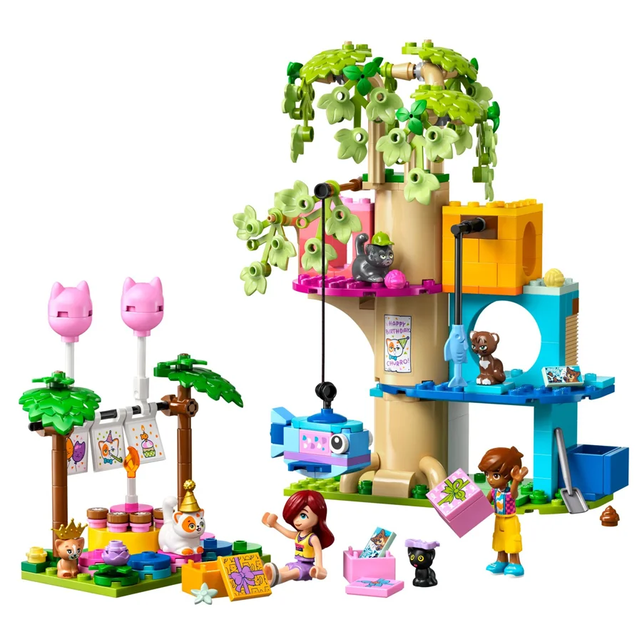 LEGO® Friends, Katzengeburtstagsparty und Baumhaus