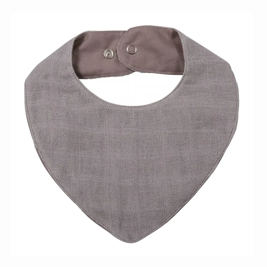 Filibabba muslin bib, Grå