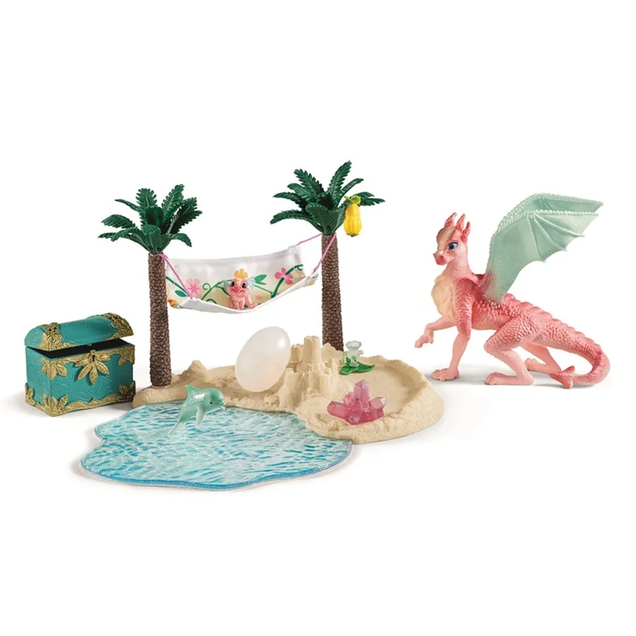 Schleich Bayla drageø inkl skattekiste