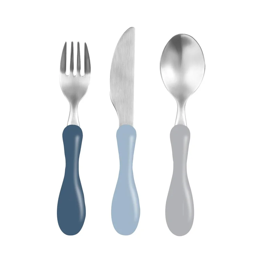 Sebra bestiksæt, powder blue