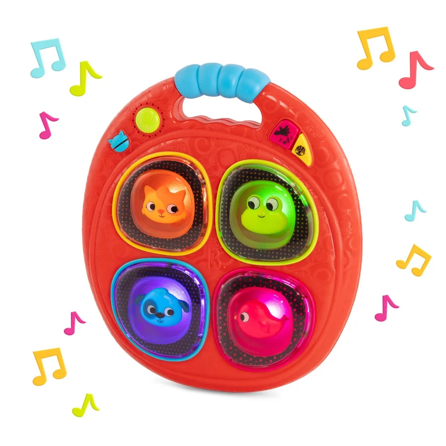 B Toys B Toys aktivitetslegetøj, Fang en lyd - rød
