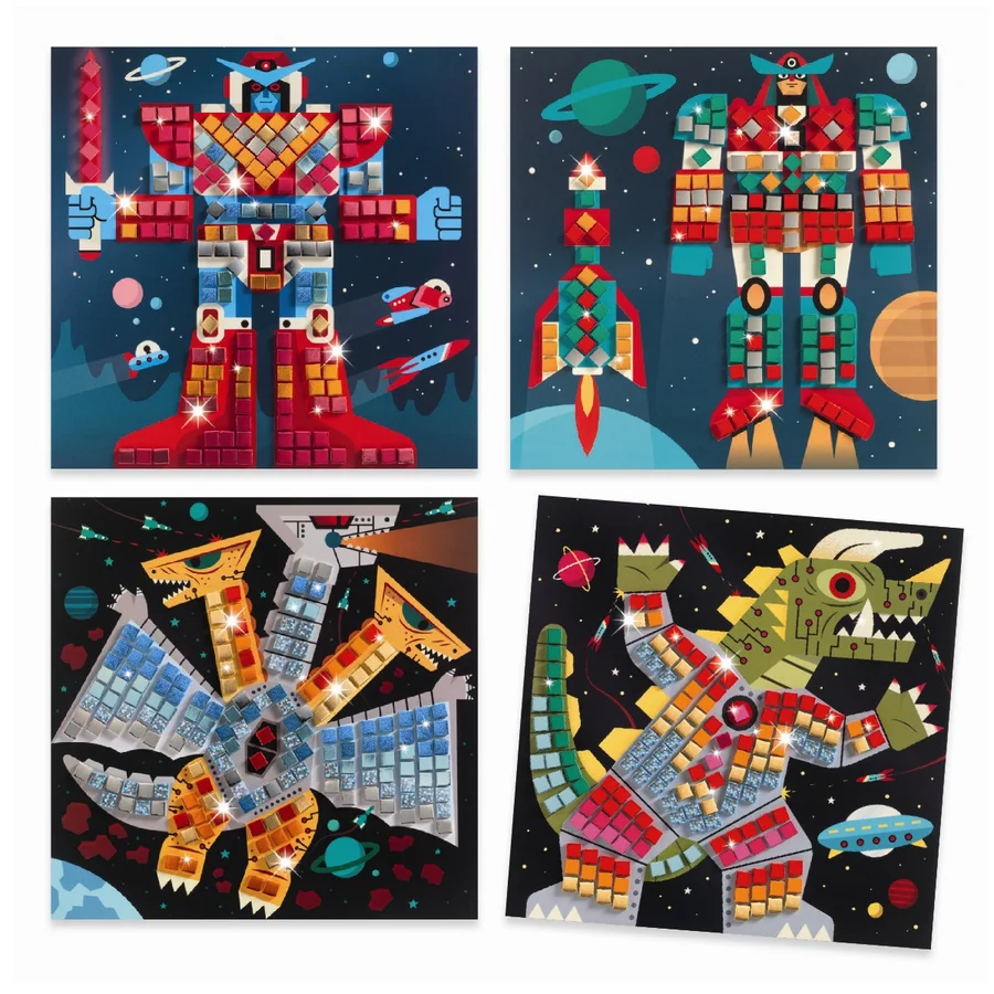 Djeco Kreatives Mosaik, Weltraumkrieg