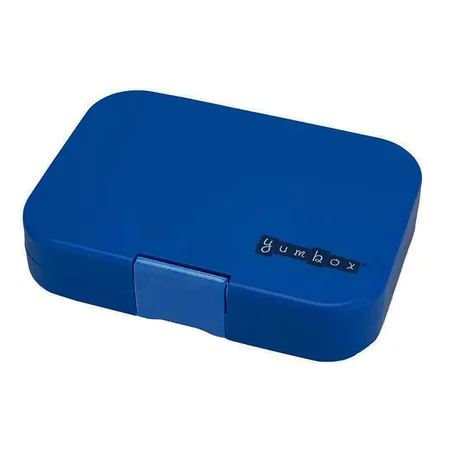 Yumbox Panino Lunchbox mit 4 Fächern, Monte Carlo blau/Haifischschale