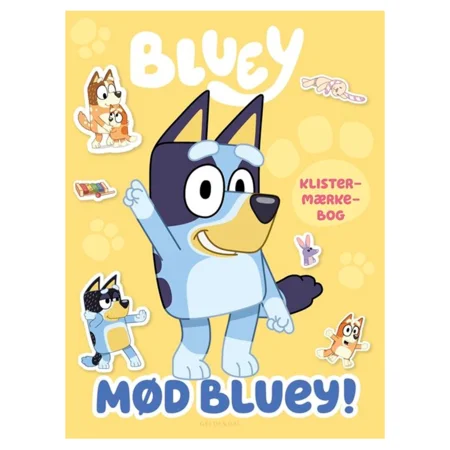 Mød Bluey klistermærkebog