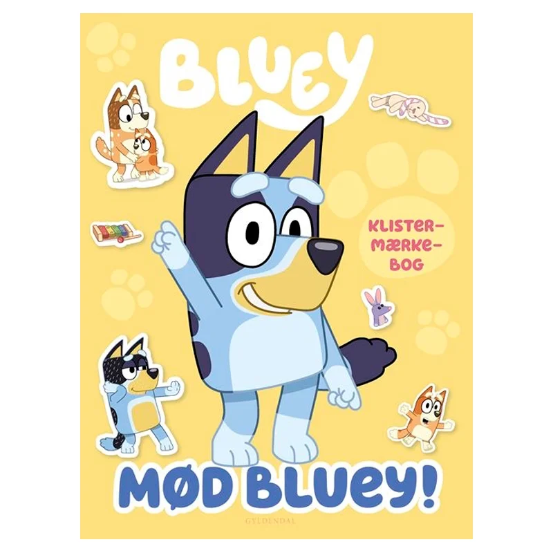 Mød Bluey klistermærkebog