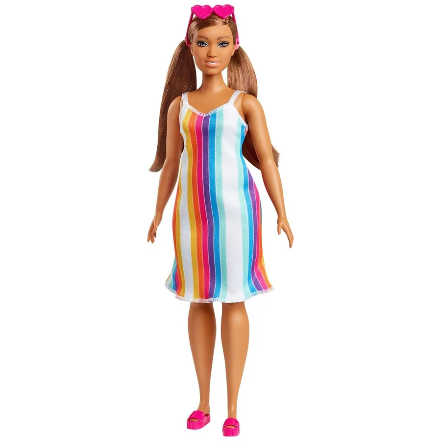 Barbie Loves the Ocean dukke, stribet kjole