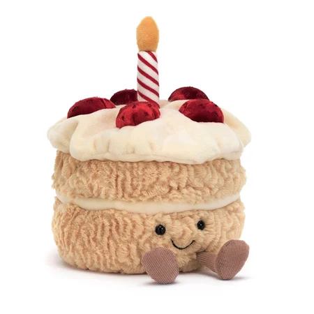 Jellycat Amuseable Fødselsdagskage, 16 cm