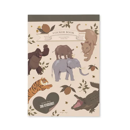 Konges Sløjd Sticker-Buch, tiger