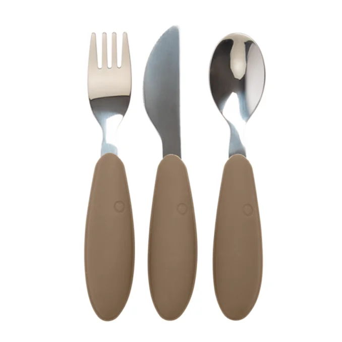 BIBS Besteckset, dark oak