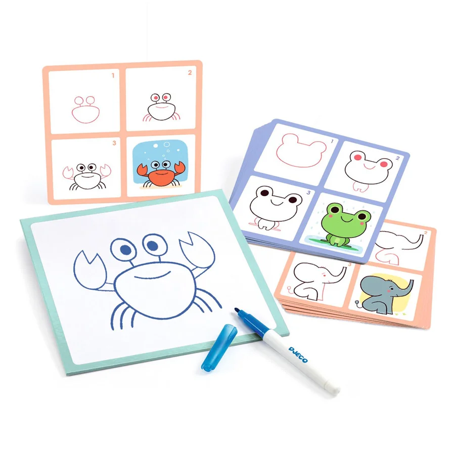 Djeco Lernspiel: Step by step Babies & Co
