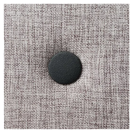 KK Kindersofa soft, multigrau mit dunkelgrauen Knöpfen, byKlipKlap