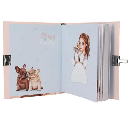 TOPModel Tagebuch Doggy mit Herzschloss