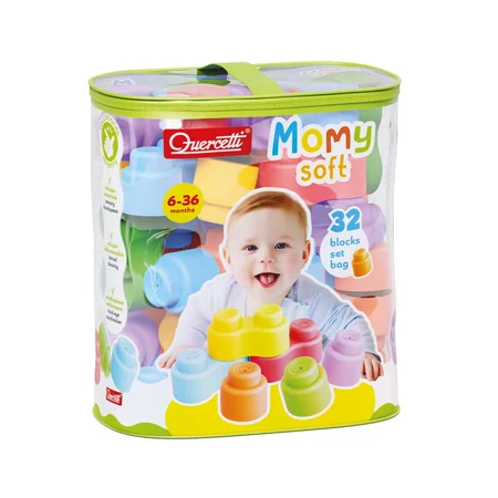 Quercetti, Momy Soft - 32 weiche Klötze
