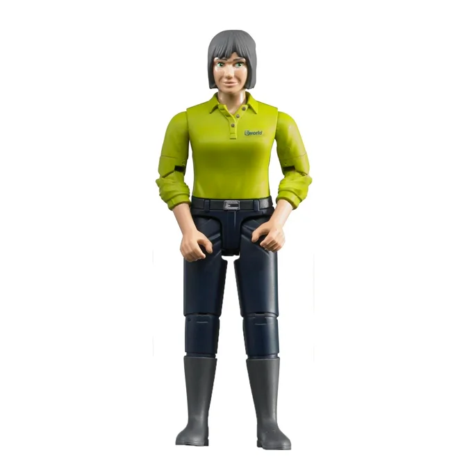 Bruder Frau mit Jeans