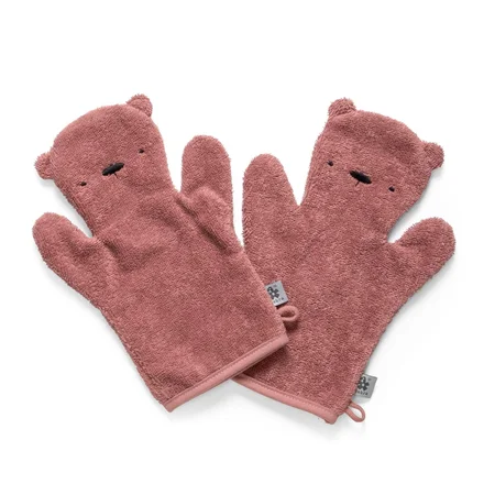 Sebra 2er-Pack Badehandschuhe, blütenrosa