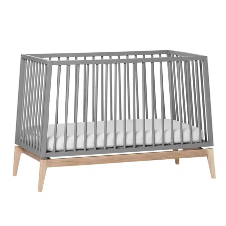 Leander Luna babyseng, 120 x 60 - grå/eg