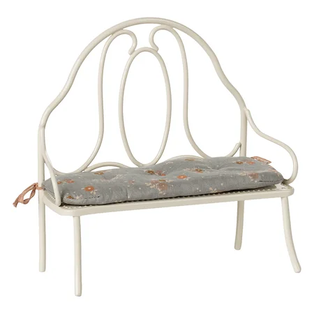 Maileg Vintage Bænk, Råhvid