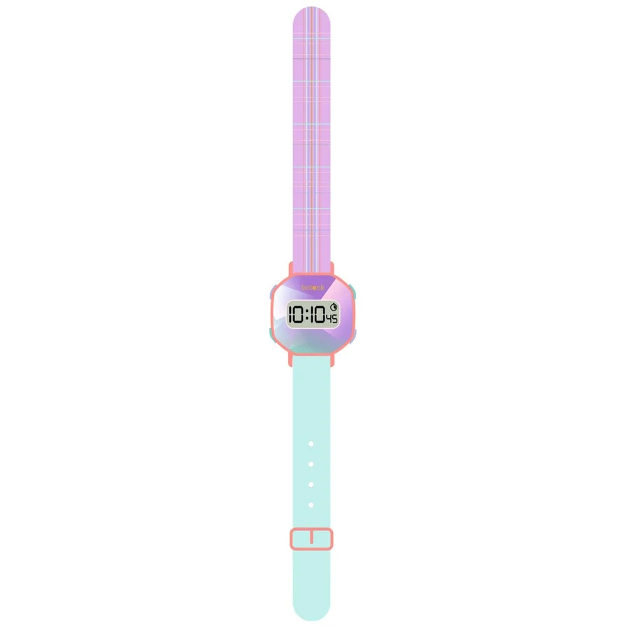 Djeco Ticlock Digitaluhr, lila Prisma