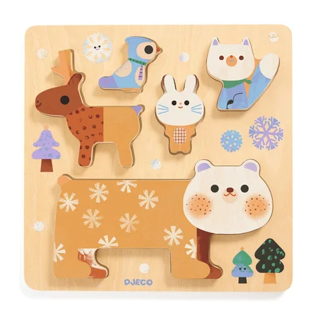 Djeco Puzzle, WoodyStack