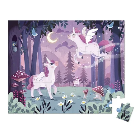 Janod Puzzle Einhörner, 54 Teile