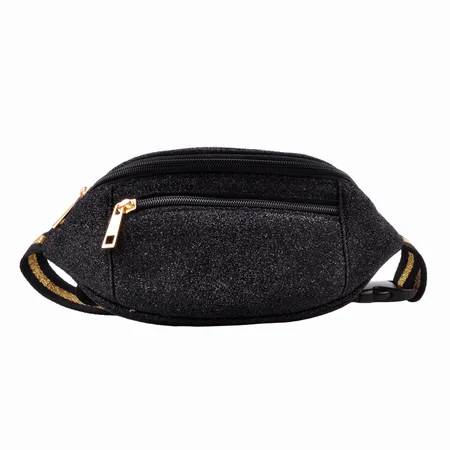Sofie Schnoor bumbag, sort glitter