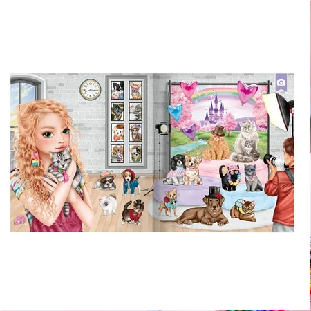 TOPModel Stickerworld, Kitty und Doggy